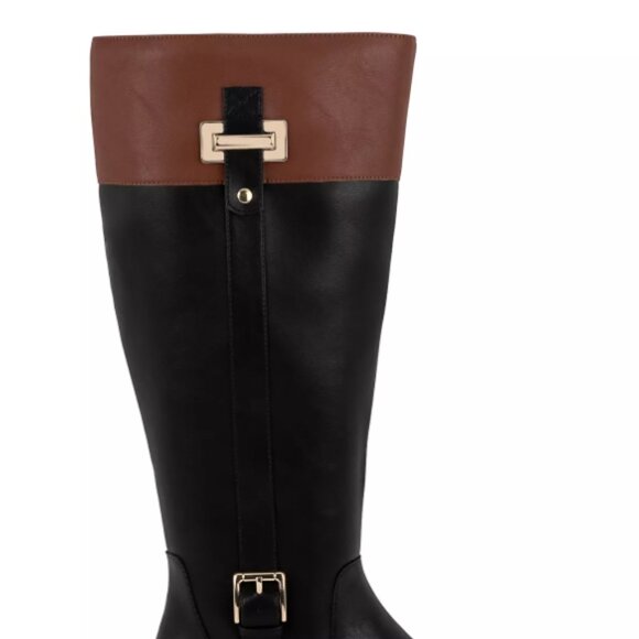 Karen Scott DiLiee Riding Boots 7W Wide Calf - Picture 3 of 9